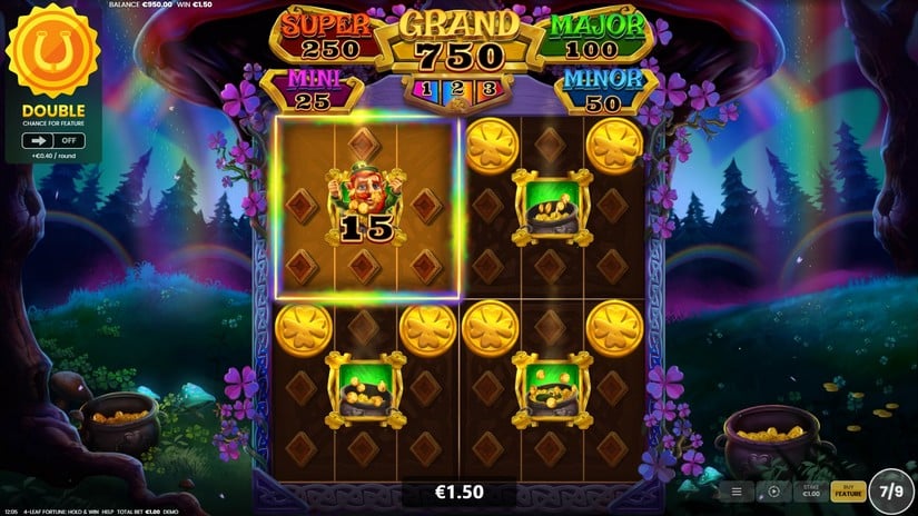 4-Leaf Fortune: Hold & Win slot screen 5