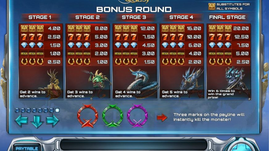 Cloud Quest slot screen 3