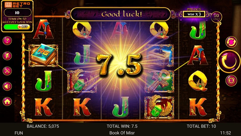 Book Of Misr slot screen 2