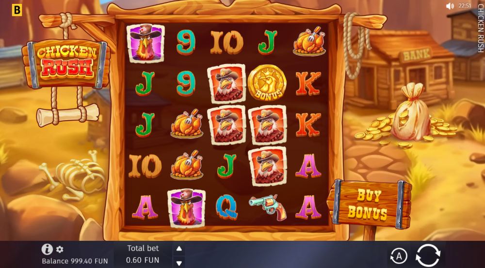 Chicken Rush demo slot