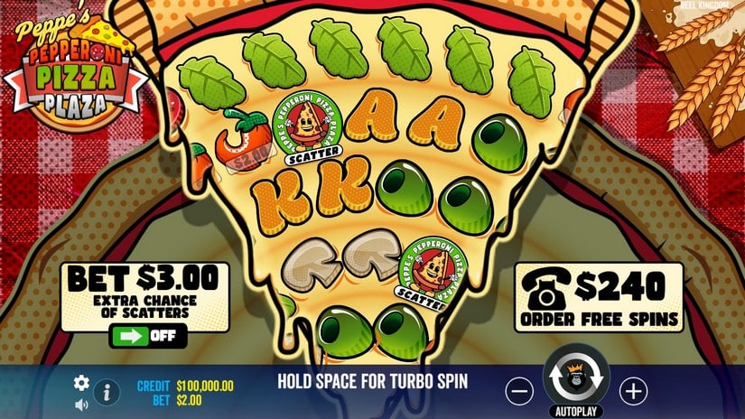 Peppe’s Pepperoni Pizza Plaza slot screen 1