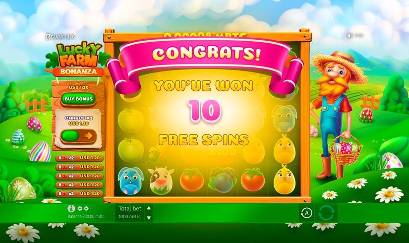 Lucky Farm Bonanza slot screen 2