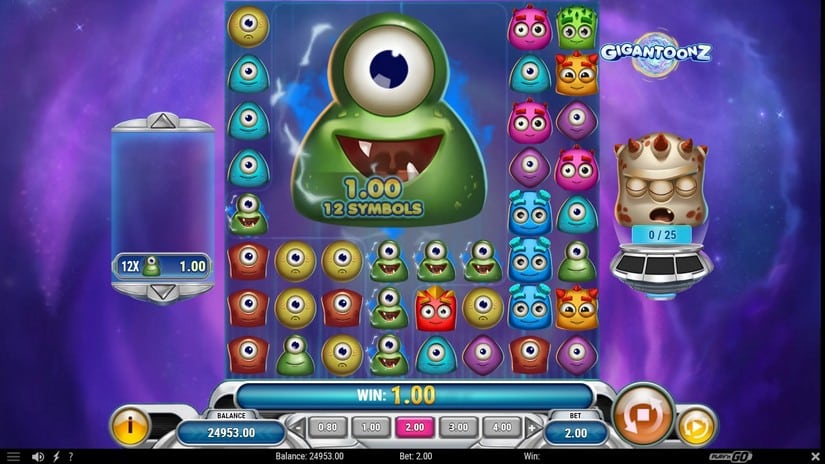 Gigantoonz slot screen 4