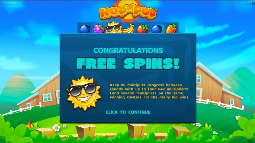 Hop N Pop slot screen 4