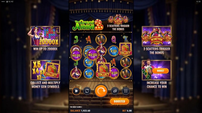 The Great Albini 2 slot screen 2