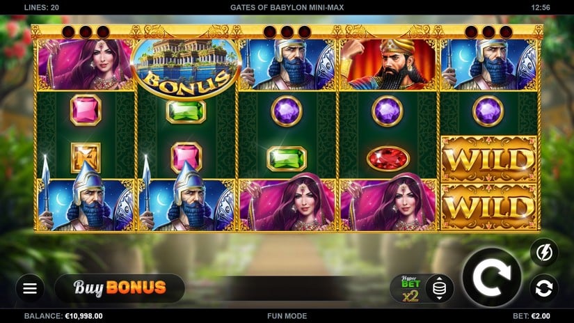 Gates of Babylon Mini-Max slot screen 1
