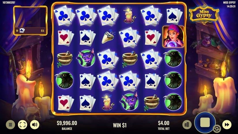 Miss Gypsy slot screen 2
