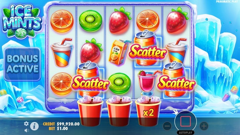 Ice Mints slot screen 2