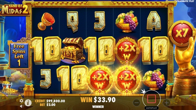 Hand of Midas 2 slot screen 5