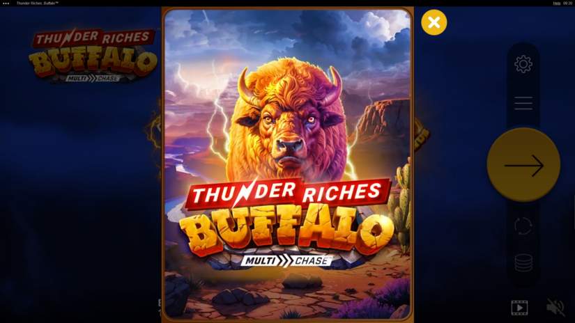 Thunder Riches Buffalo slot screen 1