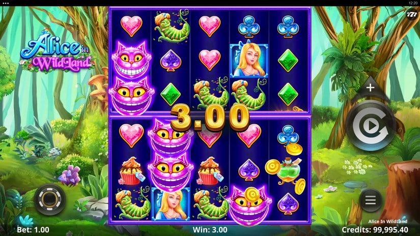 Alice in WildLand slot screen 3