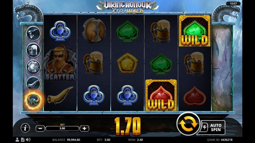 Viking Honour XtraWild slot screen 3