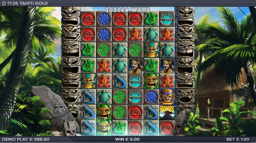 Tahiti Gold slot screen 5