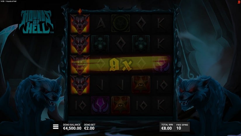 Hounds of Hell slot screen 4