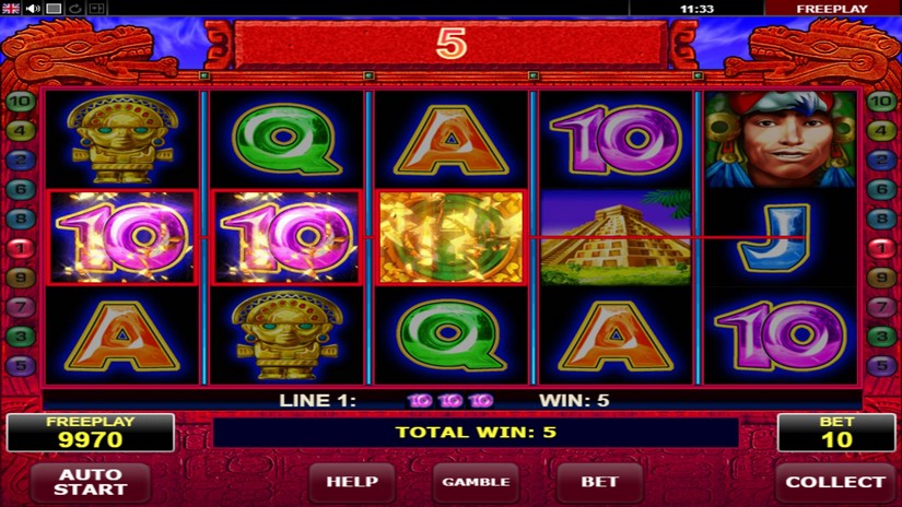 Aztec Secret slot screen 3