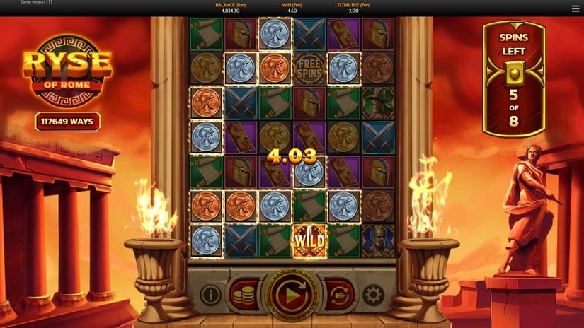 Ryse of Rome slot screen 5