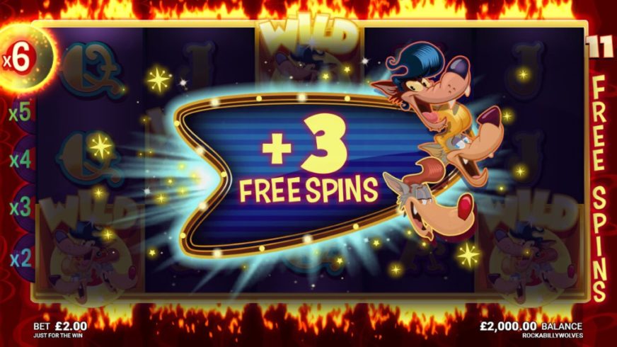 Rockabilly Wolves slot screen 4