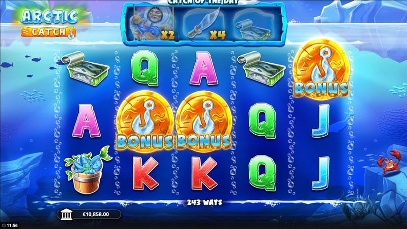 Arctic Catch slot screen 2
