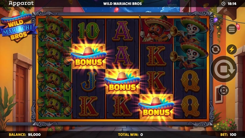 Wild Mariachi Bros slot screen 2