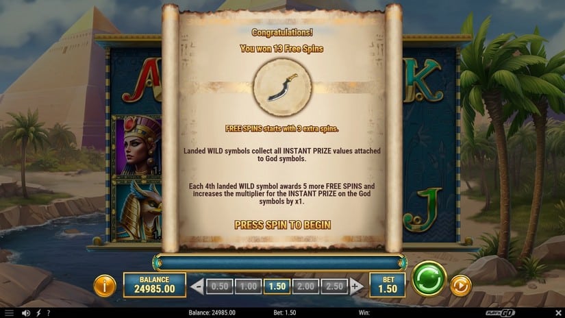 Myth of Dead slot screen 3