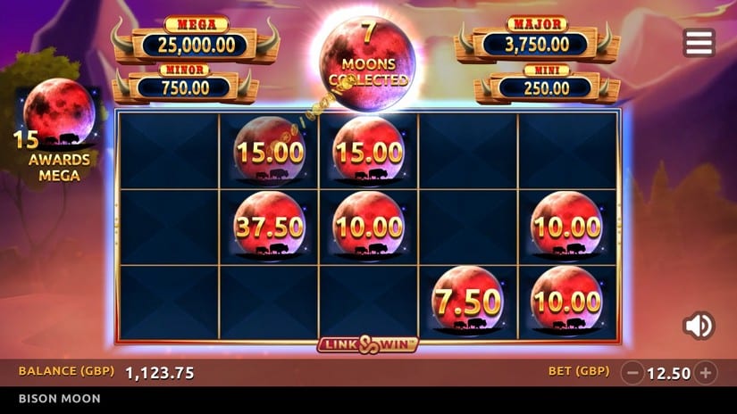 Bison Moon slot screen 5
