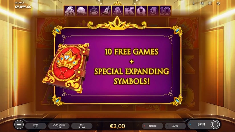 Book of Lady slot screen 5