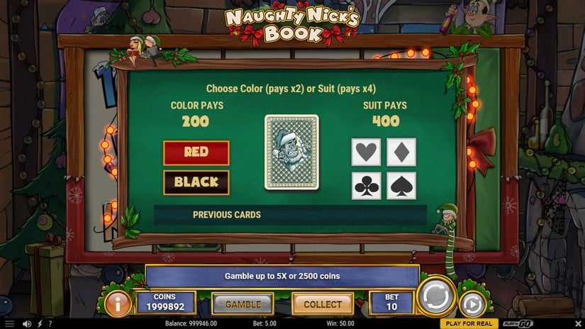 Naughty Nick’s Book slot screen 3