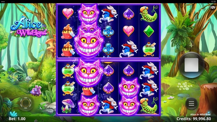 Alice in WildLand slot screen 2