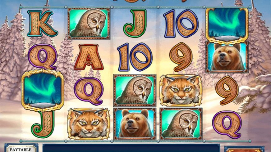 Wild North slot screen 1