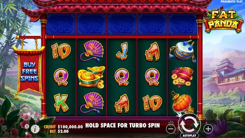 Fat Panda slot screen 1