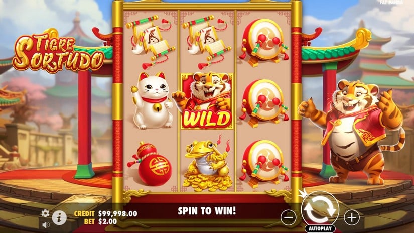 Tigre Sortudo slot screen 2