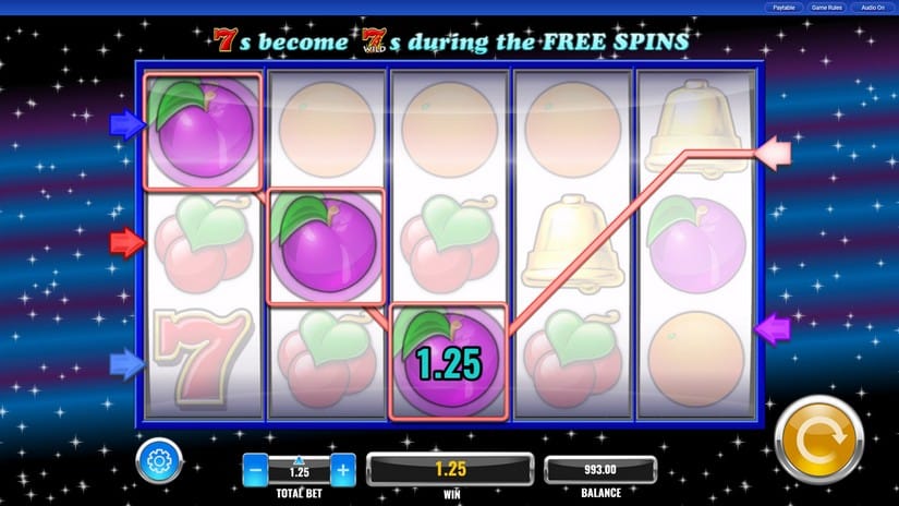 7s Wild slot screen 4