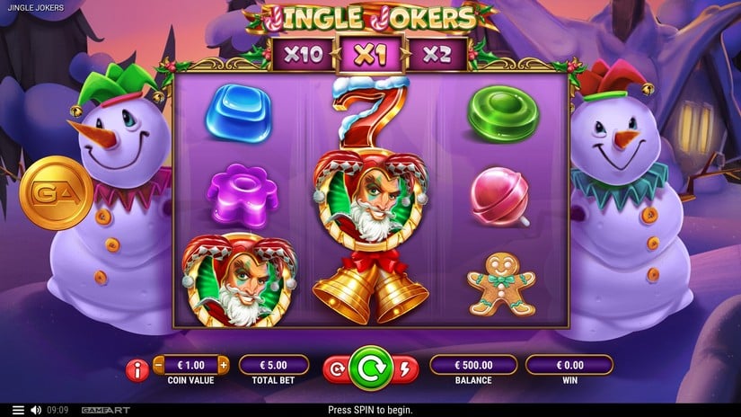 Jingle Jokers slot screen 1