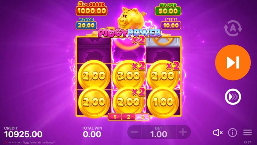 Piggy Power: Hit the Bonus slot screen 4