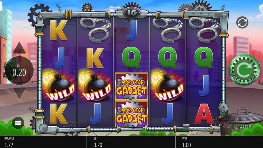 Inspector Gadget slot screen 2