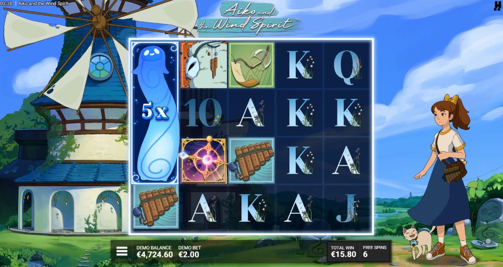 Free Aiko and the Wind Spirit online slot
