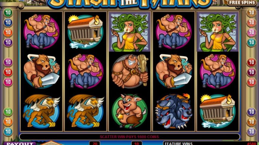 Stash of the Titans slot screen 4