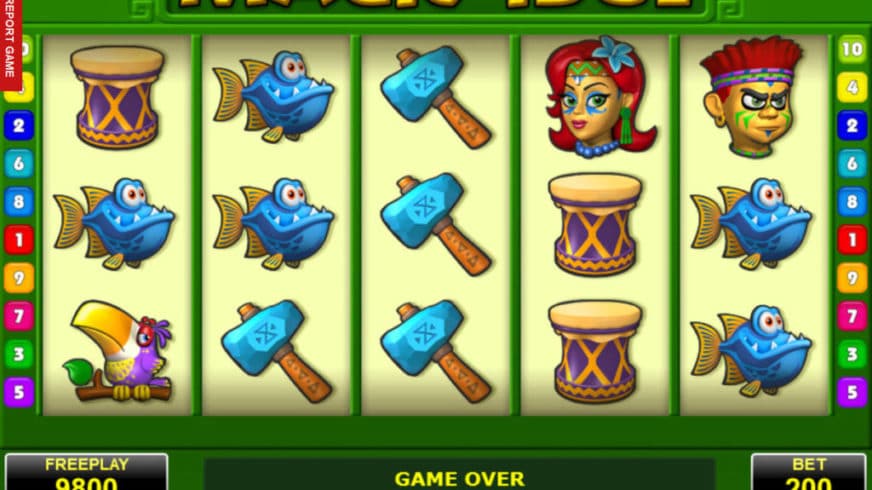 Magic Idol slot screen 2