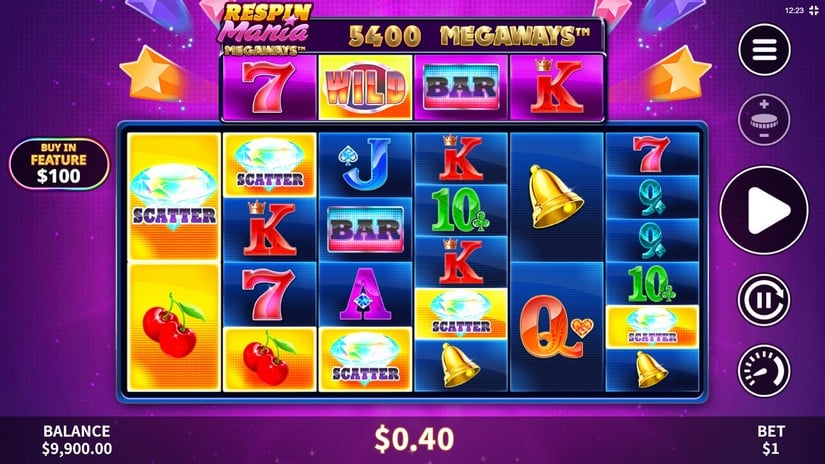 Respin Mania Megaways slot screen 2