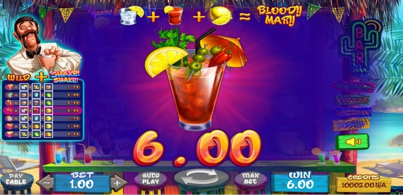 Shake! Shake! slot screen 4