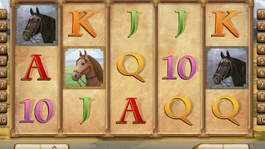 Mongol Treasures slot screen 1