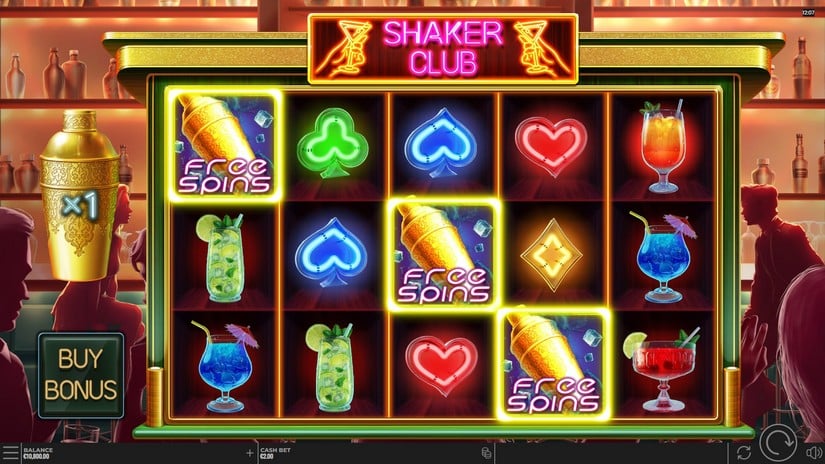 Shaker Club slot screen 5