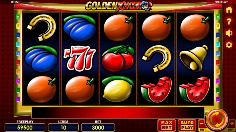Golden Joker slot screen 1