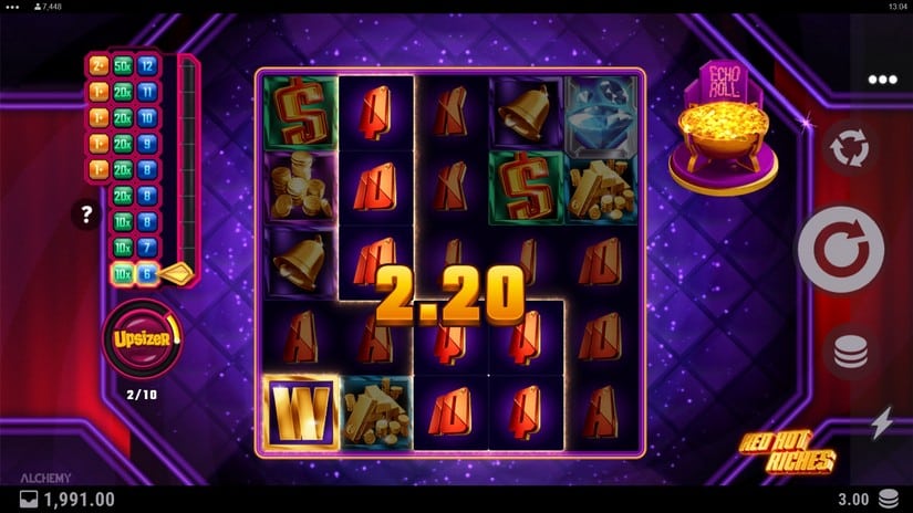 Red Hot Riches slot screen 2