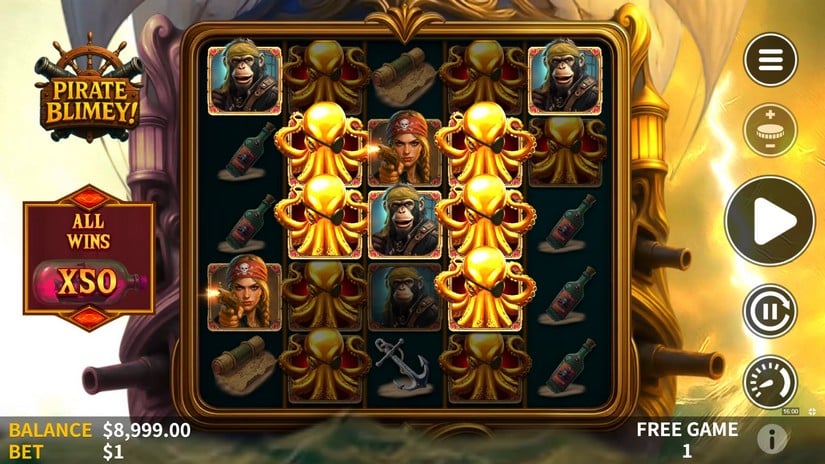 Pirate Blimey slot screen 5