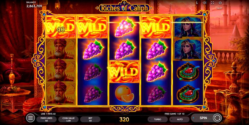 Riches of Caliph slot screen 2
