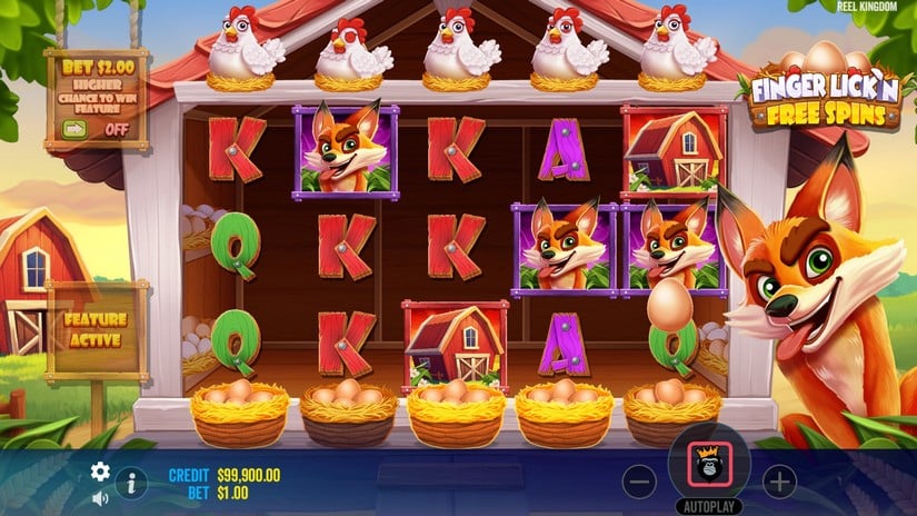 Finger Lick’n Free Spins slot screen 2