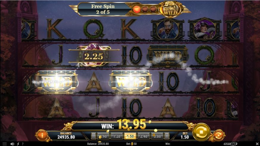 Wild Rails slot screen 6