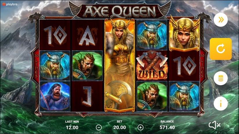 Axe Queen slot screen 3
