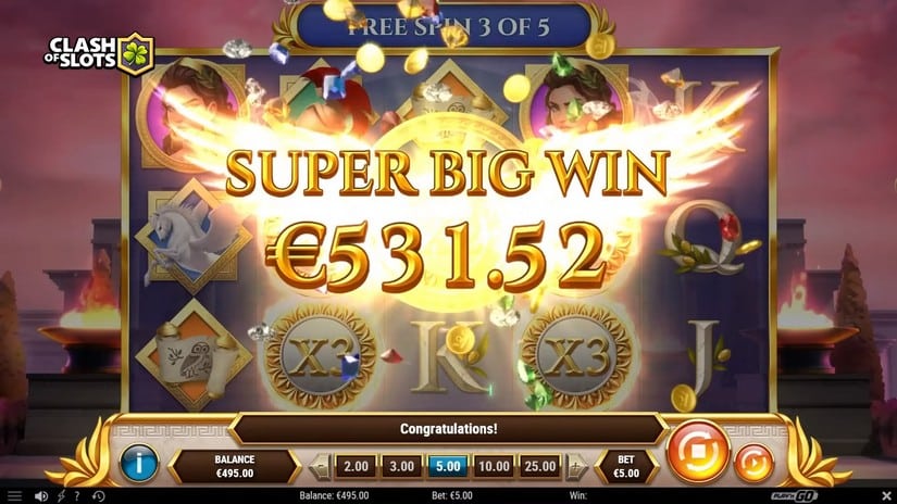 Athena Ascending slot screen 6